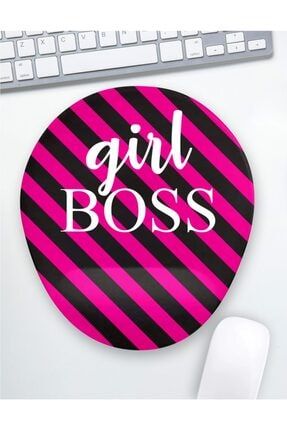 Girl Boss Stripes Bilek Destekli Mouse Pad TMP-1310