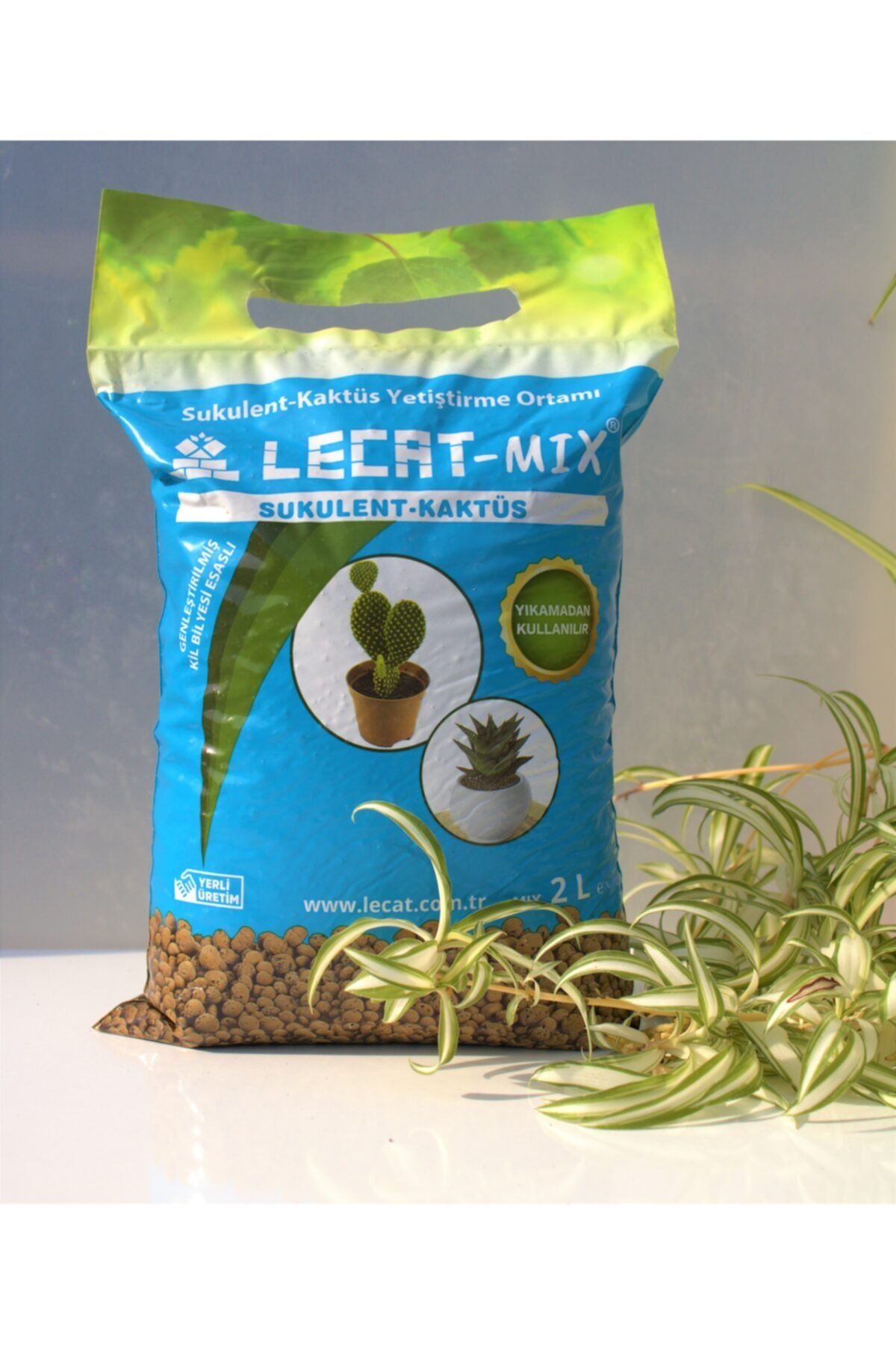 Kil Bilyesi 2 Lt (0-3 Mm) 1 Adet Kaktüs & Sukulent Için Hidroponik Toprak Lecat Hidrokültür Toprağı 2