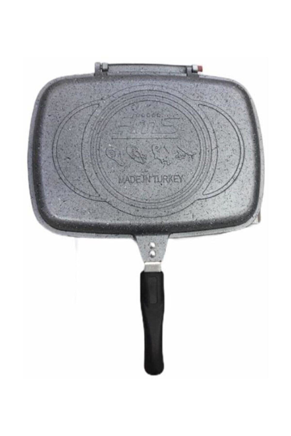Granite Double-Sided Fish And Grill Pan 36 Cm Grey