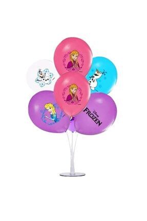 Frozen Elsa 1 Adet 7 Li 75 cm Balon Standı Ve 7 Adet Frozen Balon elsastand