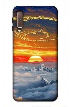 Galaxy A7 2018 Kılıf Baskılı Desenli Zipax A++ Silikon 8503 Samsung A7 2018 Kılıf Dst-Tek-001