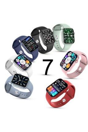 Smartwatch 7 N76 Yeni Nesil Smart Watch Akıllı Saat Ince Kasa Şık Tasarım mysmrt7