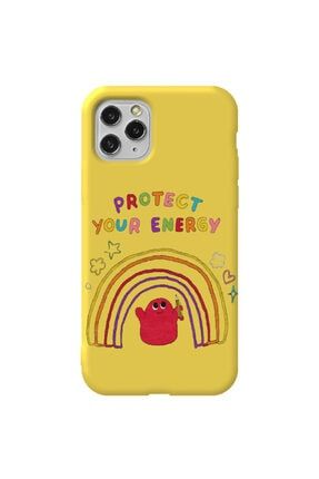 Iphone 11 Pro Sarı Renk Protect Tasarım Telefon Kılıfı Protect_200