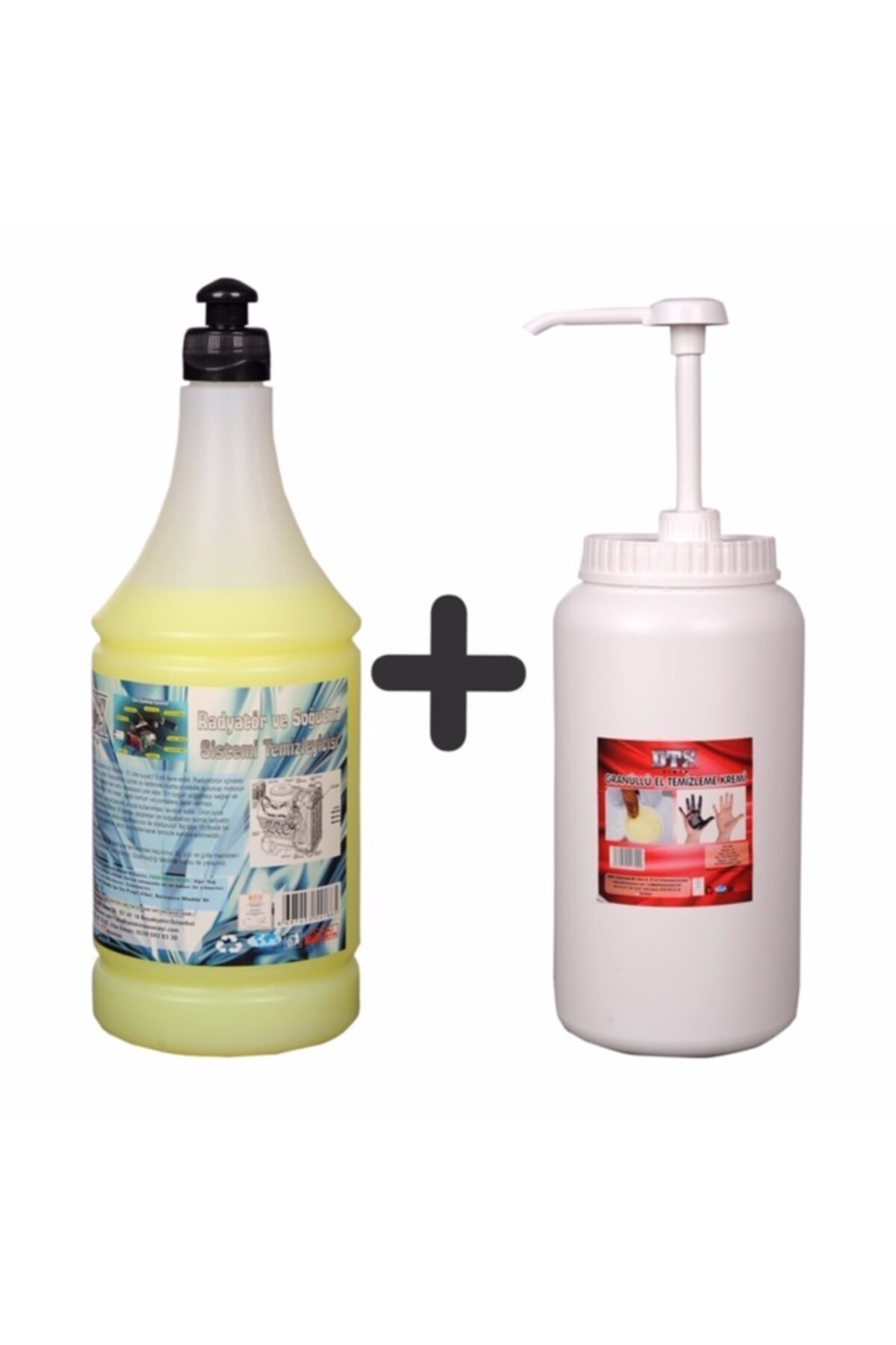 Oto Kalorifer Ve Petek Temizleme Ilacı (solventli) 1lt + Granüllü El Temizleme Sabunu 3 Kg