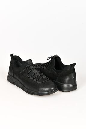 2151201k Hakiki Deri Günlük Ortopedik Taban Atom Kolay Giyimli Spor Tarz Kadın Ayakkabı B22K.GNL013