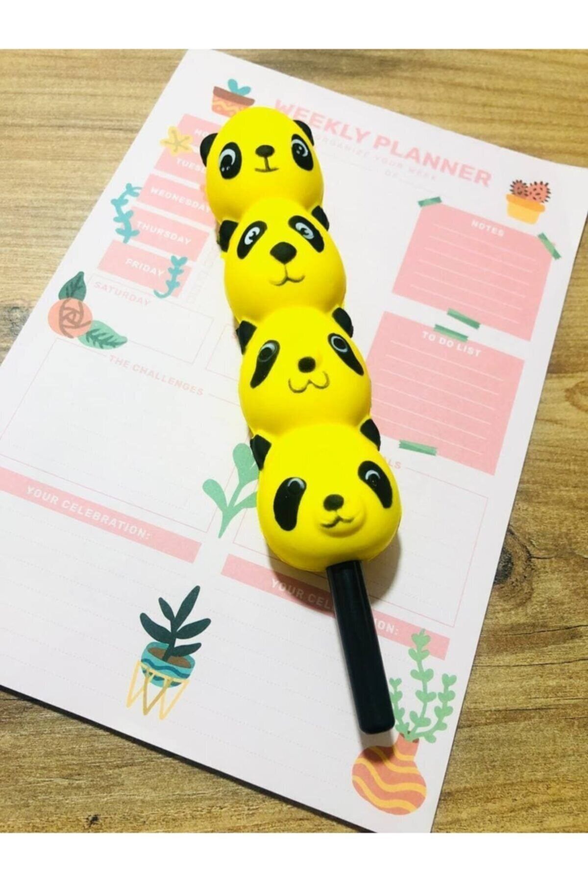 Panda squishy pen top