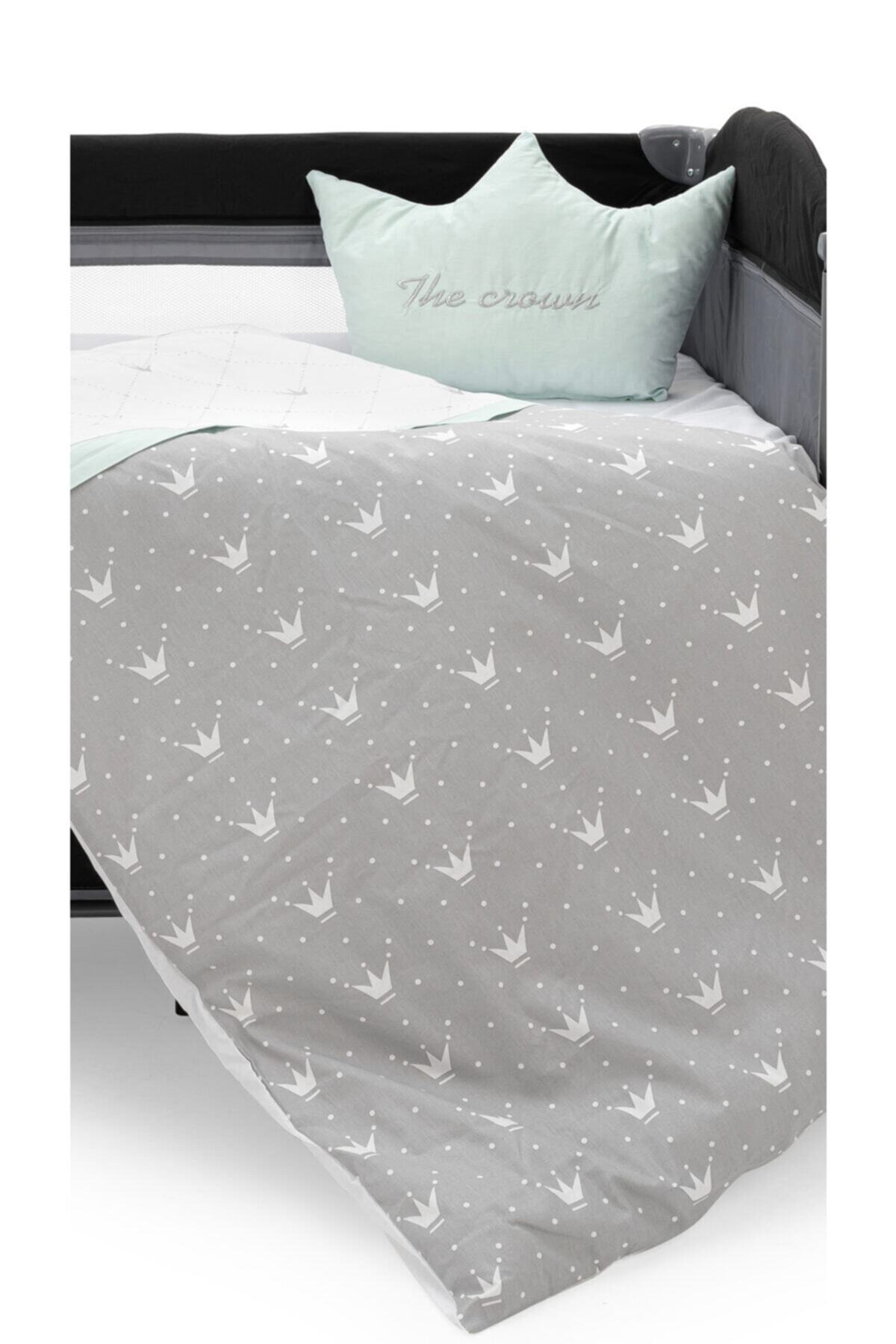 Elele Life Letto 6 Parça Park Yatak Bebek Uyku Seti Mint fotoğrafı 5 (önizleme)