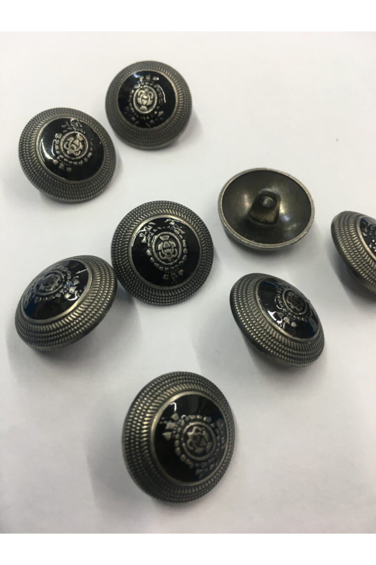 Metal Button Small Series Set of 8