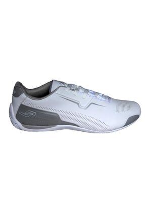 Erkek Beyaz Comfort Ince Taban Yürüyüş Spor Ayakkabı YKA26467-1