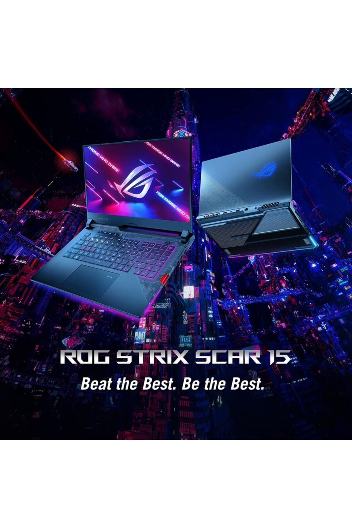 ASUS ROG Strix Scar 15 (2021) Gaming Laptop, 15.6" 300Hz IPS Type FHD  Display, NVIDIA GeForce RTX 3080 (130W), 8-core AMD Ryzen 5900HX，Windows  10 H
