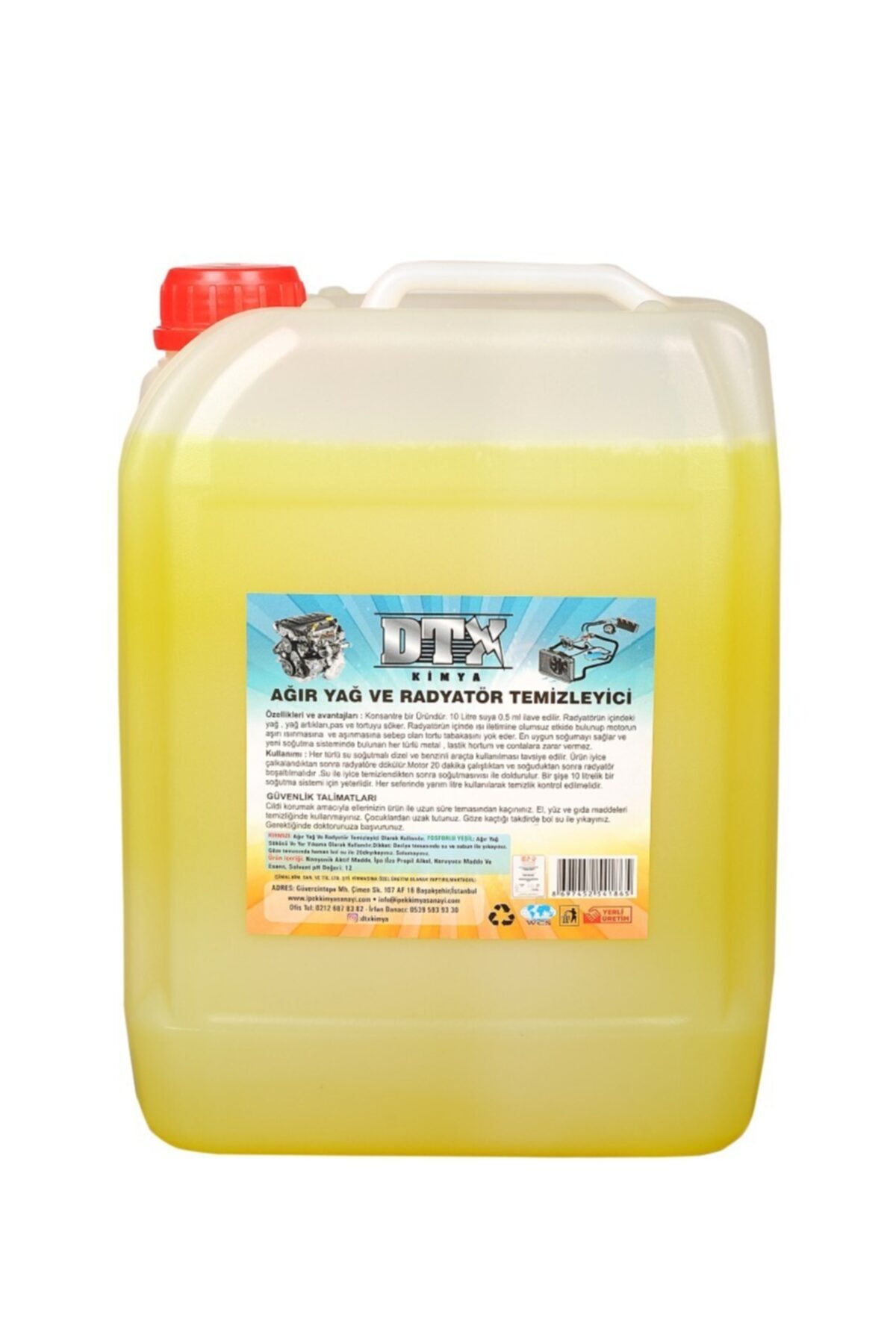 Ağır Yağ Sökücü Radyatör Temizleme Ilacı 5 Litre