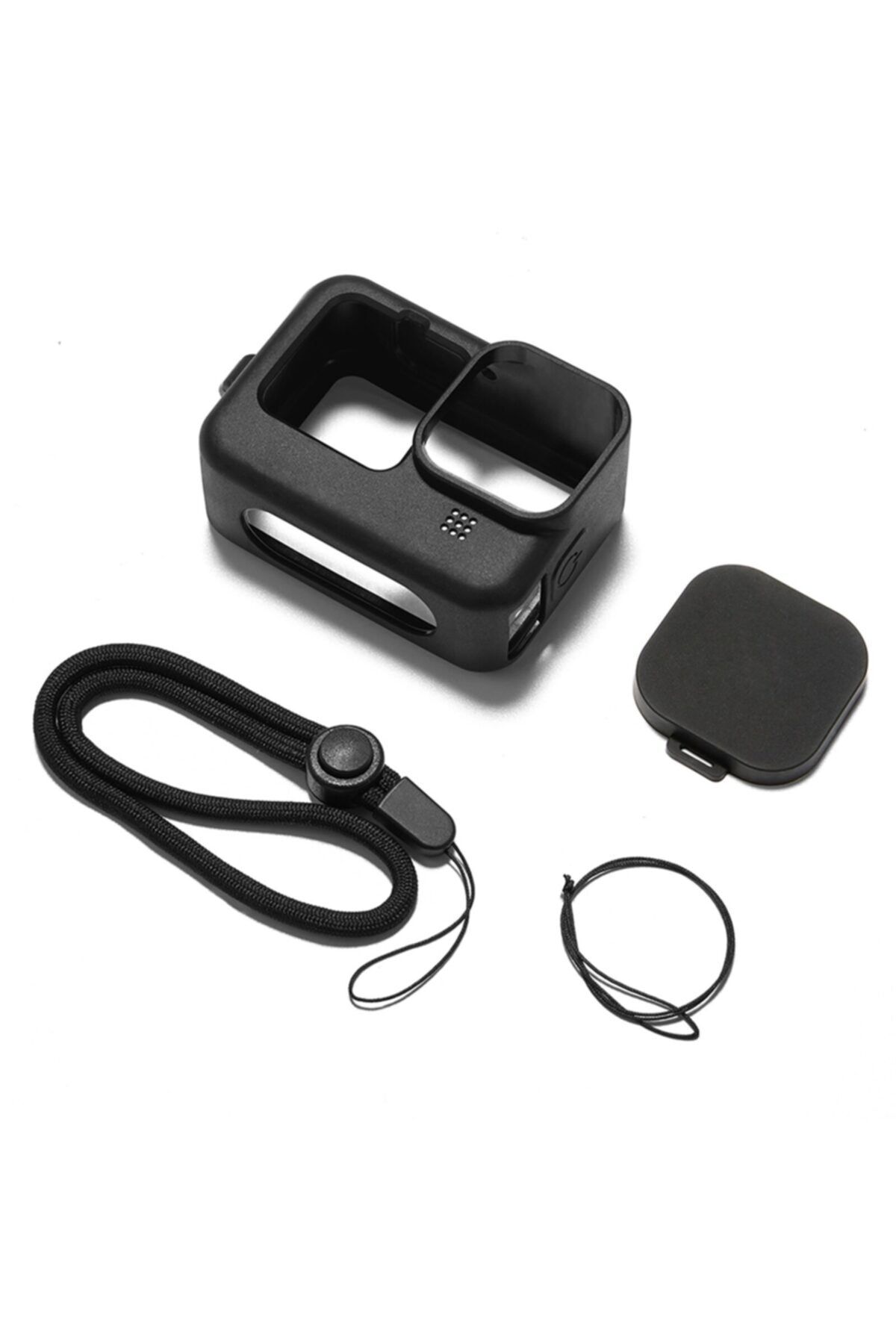 Gopro Hero 9 Aksiyon Kamera Uyumlu Silikon Lens Koruyucu Kapak
