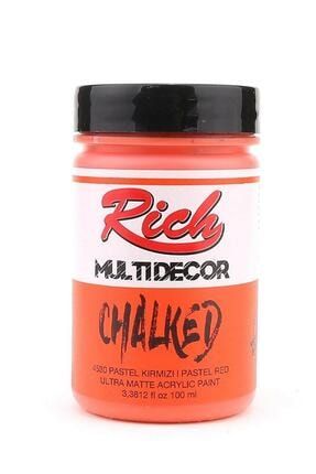 Multi Decor Chalked 100 Cc Pastel Kırmızı 100ml-4530