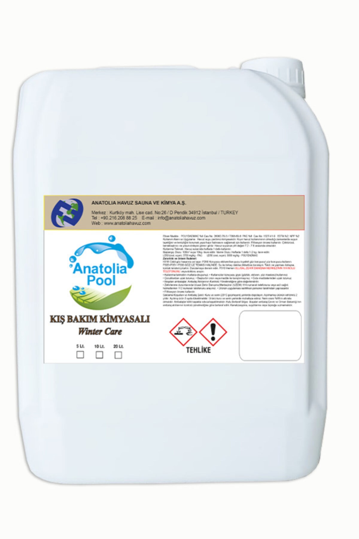 Yüzme Havuzu Kış Bakım Kimyasalı 5 Lt. (winter Care)