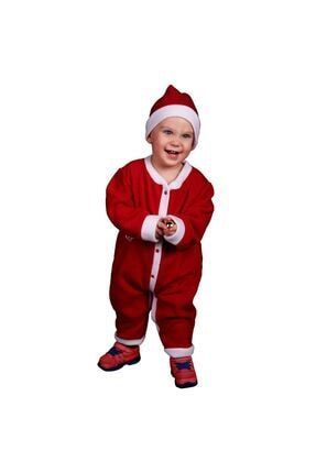 Bebek Noel Elbise Noel Baba Kıyafeti Kostümü 043-2017-002