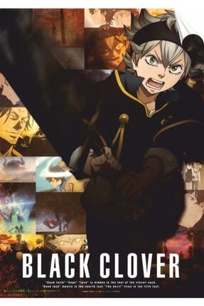 Black Clover-2 Anime 30 X 45 Cm Kuşe Poster Silindir Kutulu Kargo 4373071671856