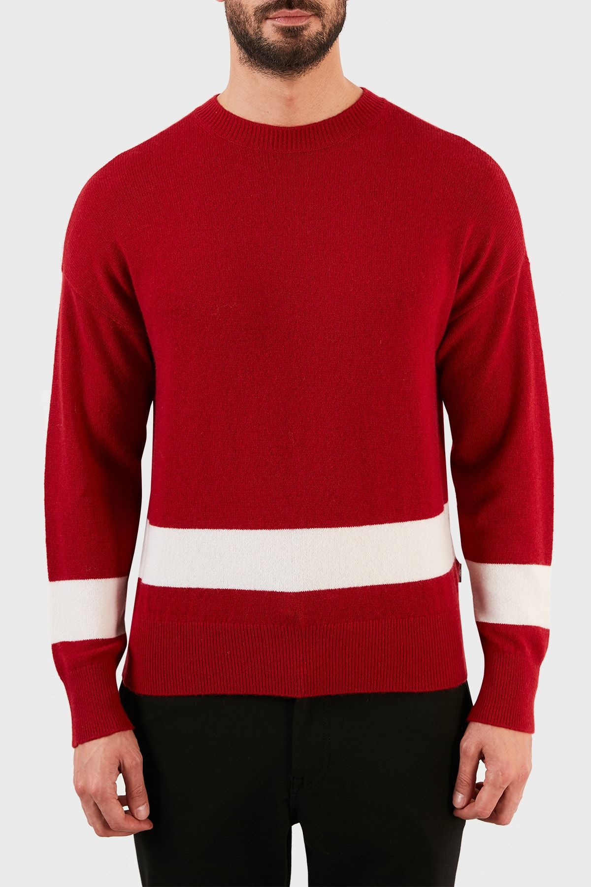 Red armani jumper hot sale