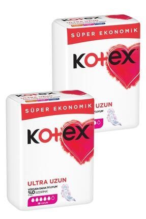 Ultra Hijyenik Ped Süper Ekonomik Uzun 18'li X 2 Adet KTX9990005