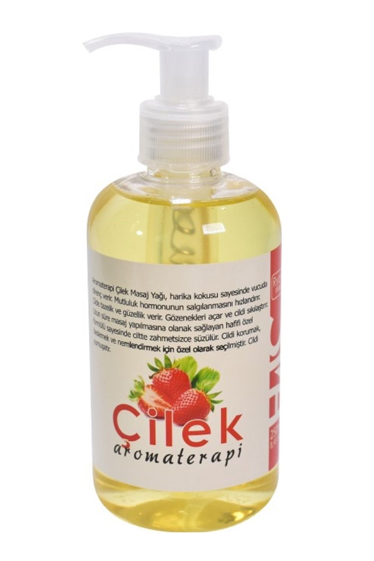 RyotoPRO Çilek Aromaterapi Masaj Yağı %100 Doğal 250 Ml. / RyotoPRO Strawberry Aromatherapy Massage Oil 100% Natural 250 Ml.