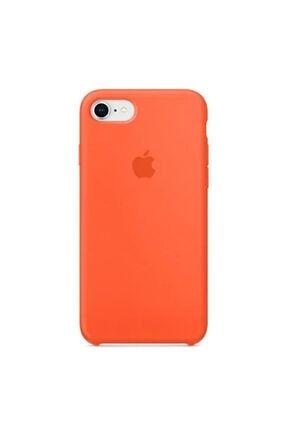 Apple Iphone 8 Plus Silikon Lansman Kılıf Turuncu LNKS03