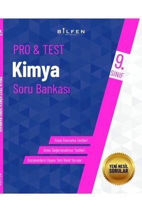 Bilfen 9. Sınıf Protest Kimya Soru Bankası YDS9786257857598