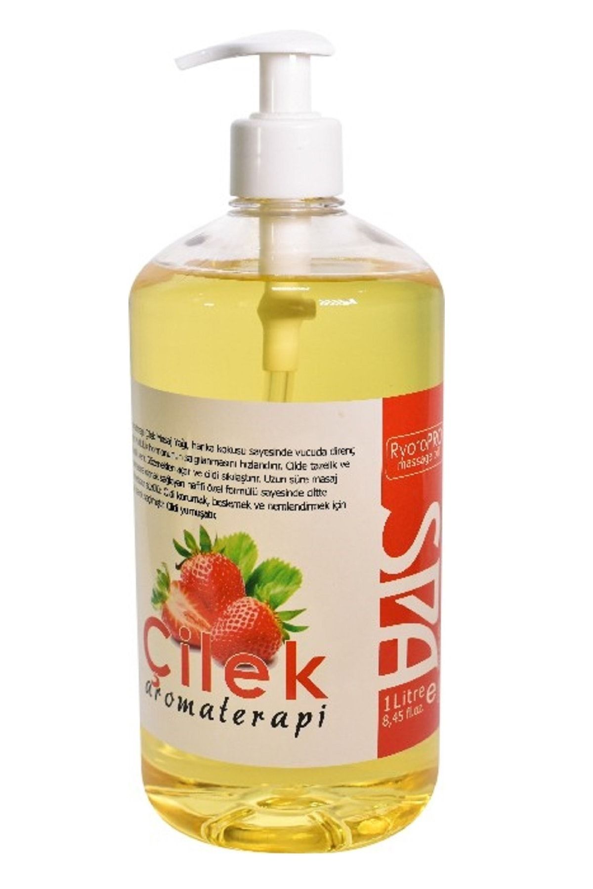 RyotoPRO Çilek Aromaterapi Masaj Yağı %100 Doğal 1 Lt. / RyotoPRO Strawberry Aromatherapy Massage Oil 100% Natural 1 Lt.