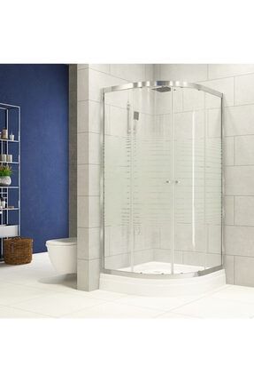 Durul Dusakabin 100x100 Oval Buzlu Desen Dus Teknesi Trendyol