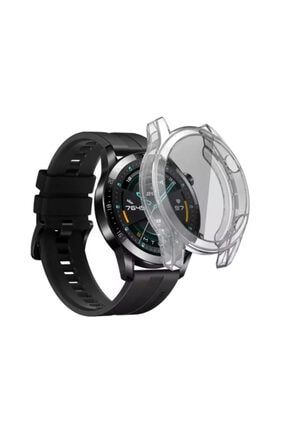 Huawei Watch Akıllı Saat Gt Gt2 (46mm ) 360 Tam Kaplayan Silikon Kılıf Tam Kalite Renk:şeffaf UCUZMİ HUAWEİ GT2 46MM 360 KORUMA