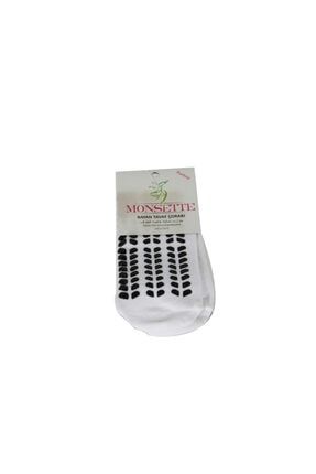 Unisex Beyaz Tavaf Çorabı H071-2