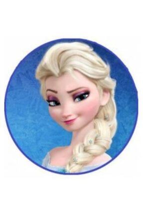 For Elsa Resimli Özel Yuvarlak ve Kare Şekerli Yenilebilir Kağıt Üzerine Resimli Pasta Baskısı 0023
