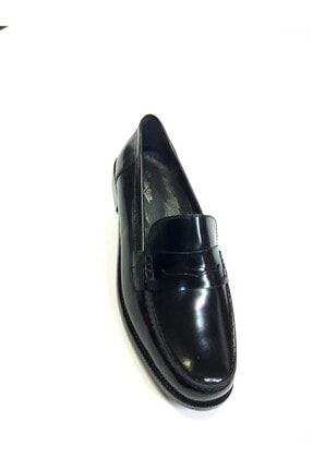 Siyah Rugan Okul Klasik Ayakkabı ROSE41610