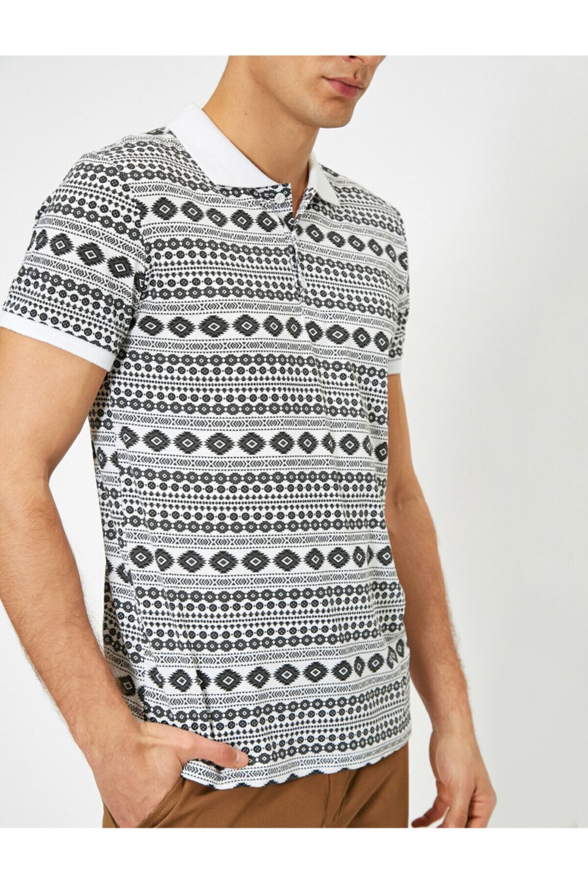 Koton Poloshirt Schwarz Regular Fit Fast ausverkauft