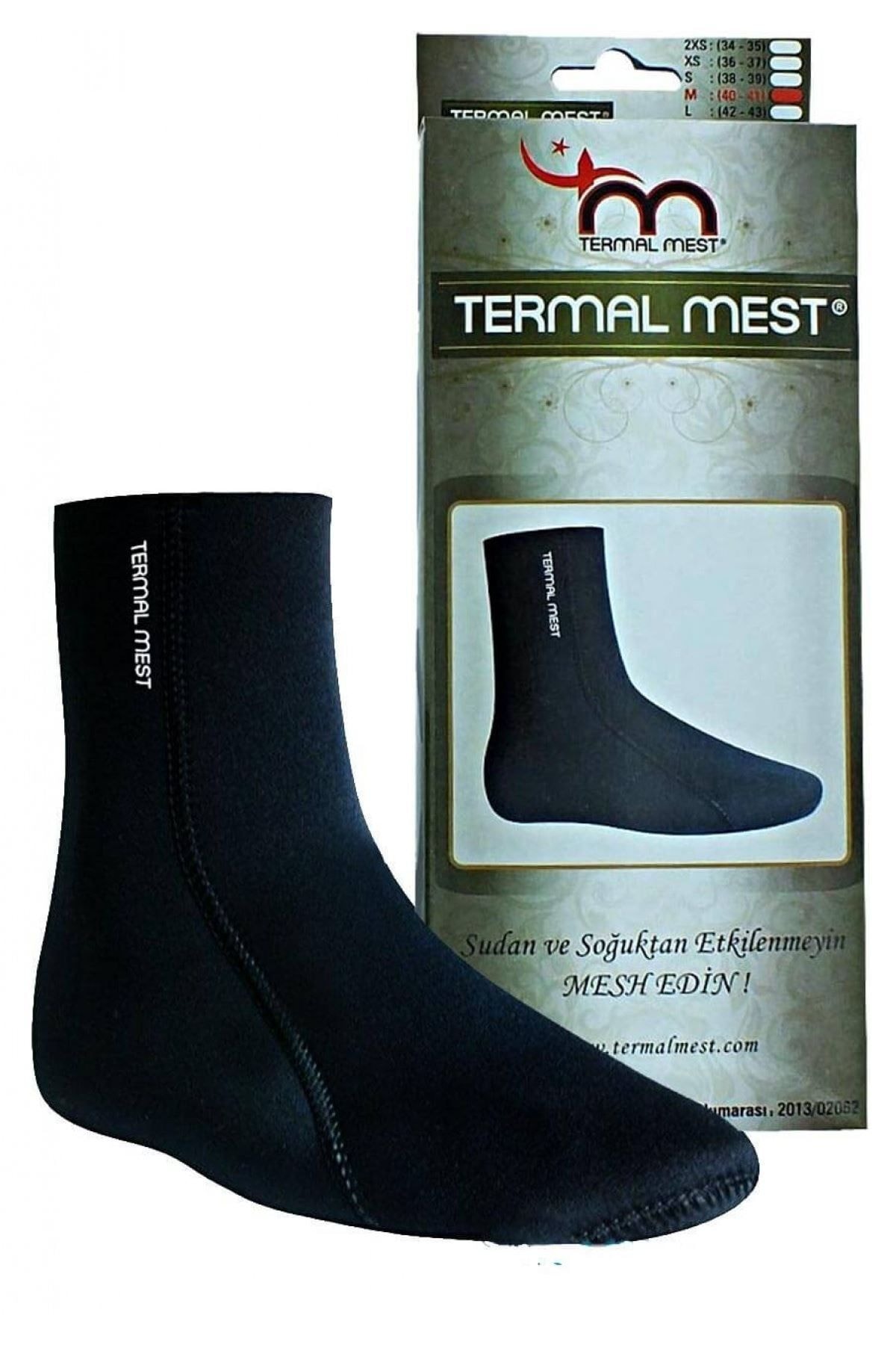 zümra tesettür Siyah Soğuk Geçirmez Termal Mest Çorap