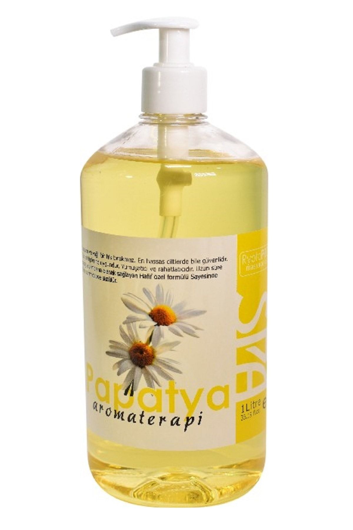 RyotoPRO Papatya Aromaterapi Masaj Yağı %100 Doğal 1 Lt. / RyotoPRO Daisy Aromatherapy Massage Oil 100% Natural 1 Lt.