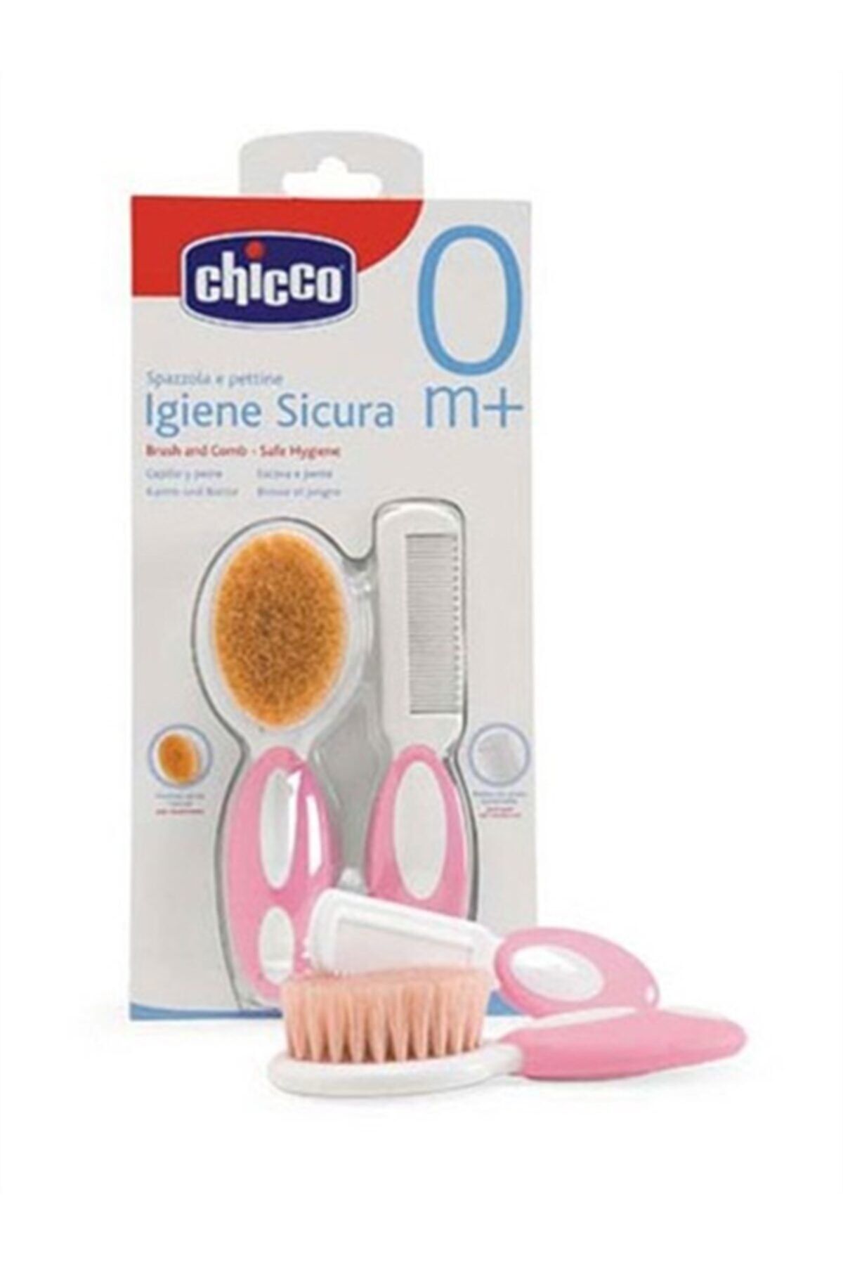 Chicco-Comb&brush Set (PINK)8058664011926 1