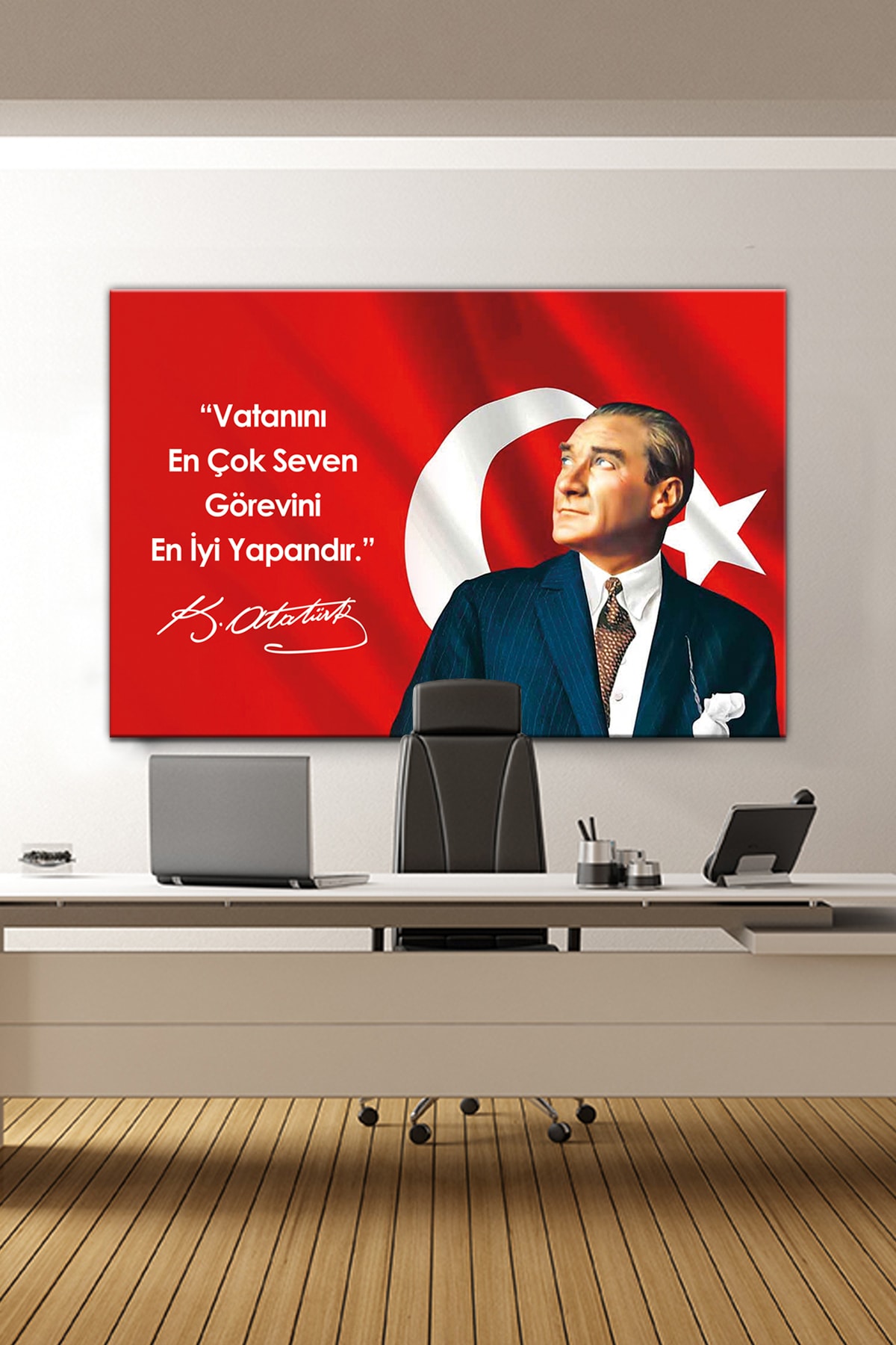Atatürk Baskılı Tablo