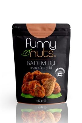 Funny Nuts Barbekü Çeşnili Badem Içi 150 Gr Paket ( Fırınlanmış) funny864079x