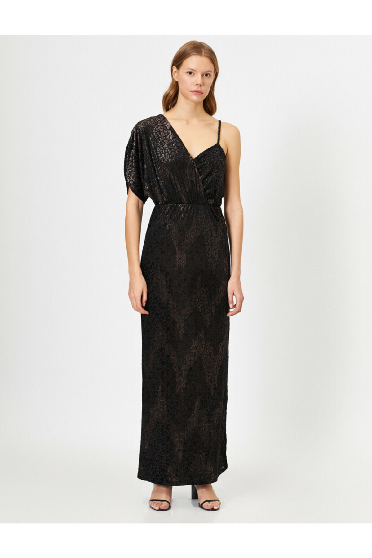 Cocktailkleid Damen Elegant Lang - Korsett Midi Kleid Mit Schlitz & 3/4 Ärmel