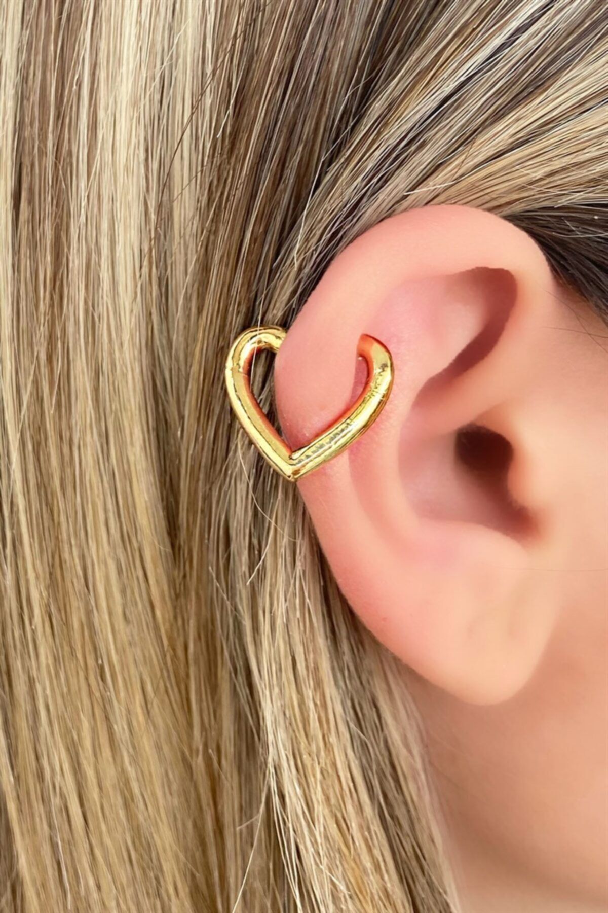 Gold plated cartilage hot sale earrings