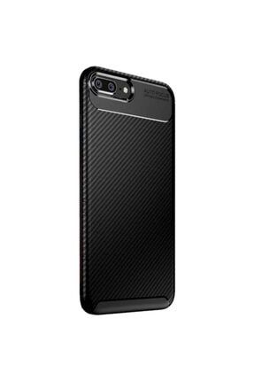 Apple Iphone 8 Karbon Desenli Negro Silikon Kılıf Siyah NKL-013-2