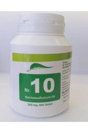 nr 10 400 tablet natrium sulfuricum