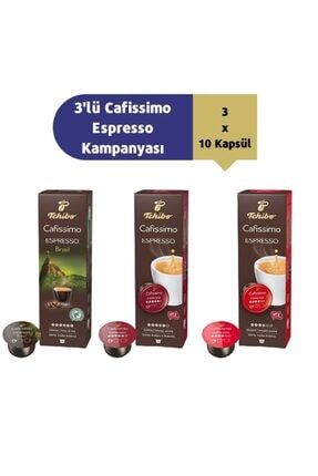 3'lü Cafisimo Espresso Kampanyası 3x10 Kapsül CEK310