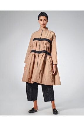 Kadın Kahverengi Tranch Coat HR205701