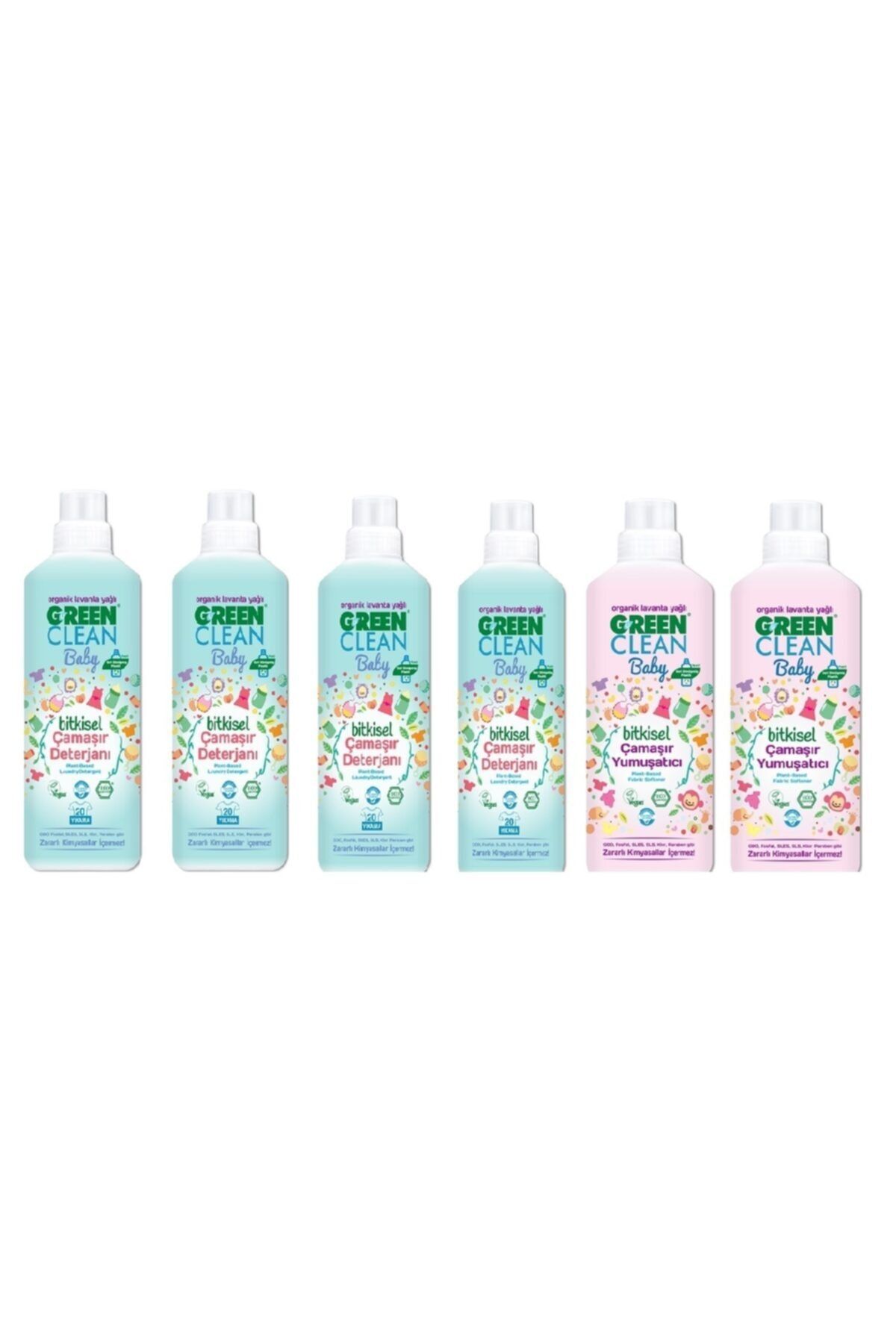 Baby Deterjan 1 Lt 4 Adet+ Baby Yumuşatıcı 1 Lt 2 Adet