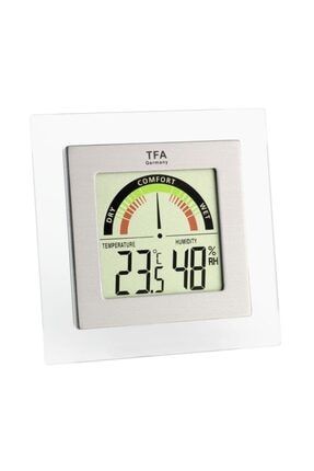 Dostmann Cam Çerçeveli Dijital Sıcaklık Ve Nem Ölçer, Termometre - Higrometre 30.5023