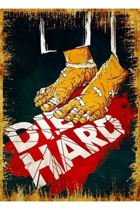 Ahşap Tablo Die Hard Zor Ölüm Poster 50cmx70cm 03510469