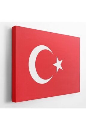 Türk Bayrağı Yatay Kanvas Tablo 50x70 st00073