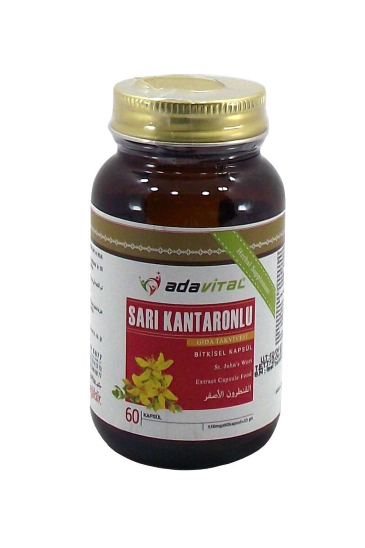 Sarı Kantaronlu Kapsül 60'lı Bitkisel Karışımlı Formula 21