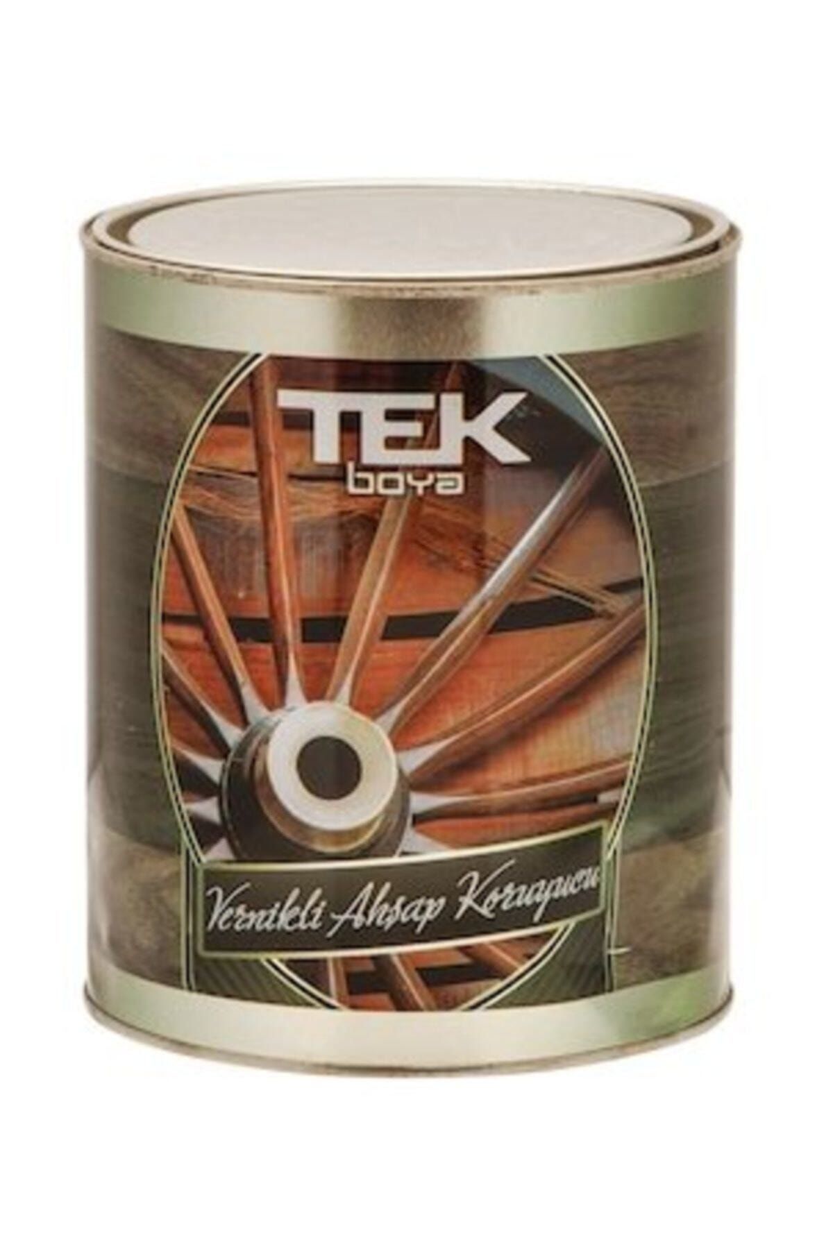 TEK BOYA No:402 Vernikli Ahşap Koruyucu 2,5 Lt Koyu Meşe