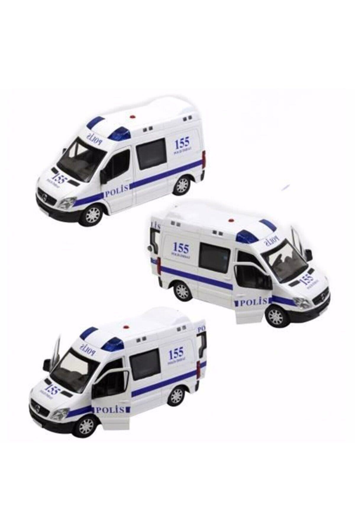 Vardem Oyuncak Çekbırak Işıklı Sesli Ambulans, Polis, Itfaiye Ve Jandarma 1:32 Ölçek fotoğrafı 4 (önizleme)